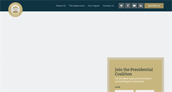 Desktop Screenshot of presidentialcoalition.com