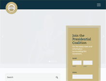 Tablet Screenshot of presidentialcoalition.com